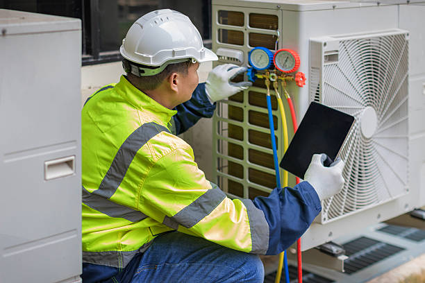 Professional Hvac Maintenance technician working in Borden, IN